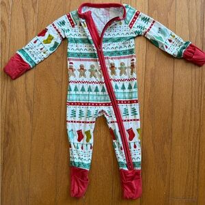 Little Sleepies Christmas onesie